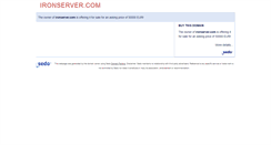 Desktop Screenshot of ironserver.com